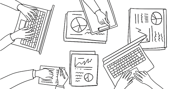 Business strategy illustration